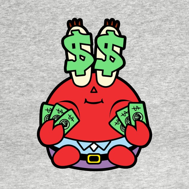 Baby Mr Krabs Love Money by liora natalia